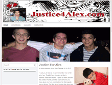 Tablet Screenshot of justice4alex.com